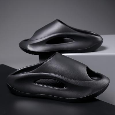 Women/Men's Sandals Indoor Outdoor Beach Dragging Alphabet Element Women's Large Size Outdoor Beach Slippers