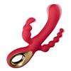 3 in 1 Rabbit Vibrator Women Dildo Sex Toys G-Spot Vaginal Orgasm Masturbator Anal Plug Clitoris Nipple Stimulator Adult Insert Masturbation Supplies