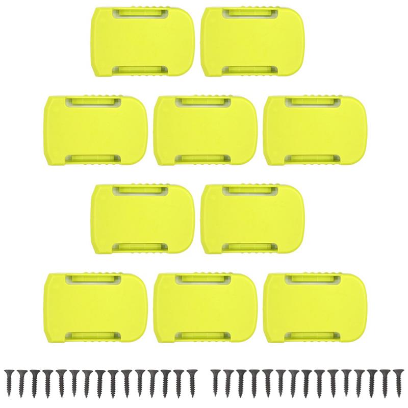 5/10pcs for Worx/kress 20V 5Pin Battery Dock Holder Battery Storage Mounts ,Wall Mount Lithium Battery Dock Storage Rack