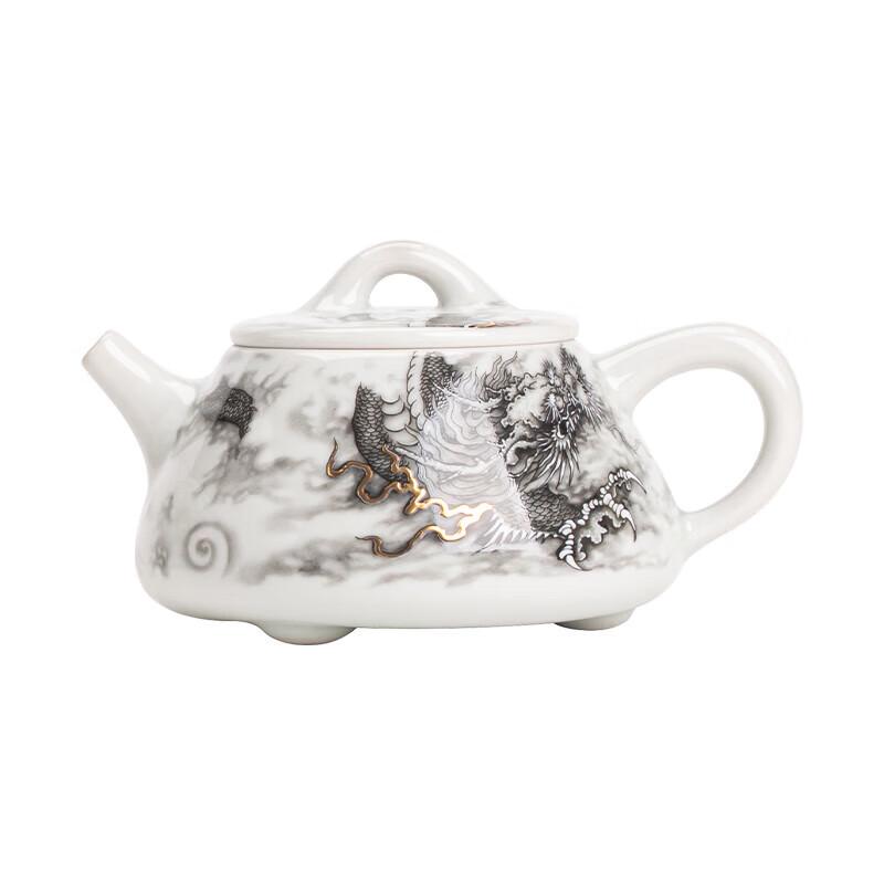 Su's Ceramic Ink Dragon Shi Piao Teapot