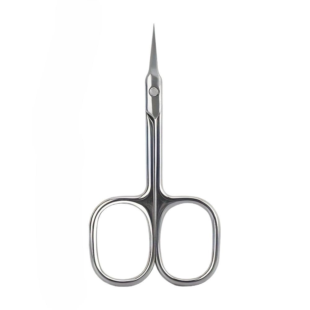 Beauty Cuticle Scissors Precise Stainless Steel Tool for Nail Care And Facial Grooming Equipped with Protective Storage Cover