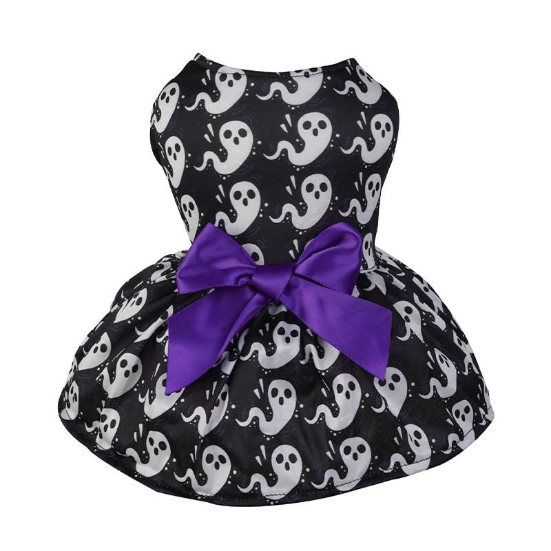 Halloween Dog Costume Funny Dog Clothes Terror Spider Skull  Pet Dog Dress Puppy Jumpsuit Chihuahua Bichon Dachshund Dog Outfits