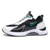 Shoes Spring New Leather Mesh Breathable Sports Shoes Lightweight Running Shoes Trendy Casual