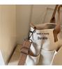 2026 Women's Large Capacity Canvas Tote: Versatile, Fashionable Handheld Shoulder Bag for Commuting