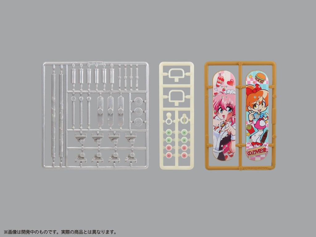 DIG Puripla Figure Sports Skateboard Moe Pattern Full Color Printed Plastic Kit