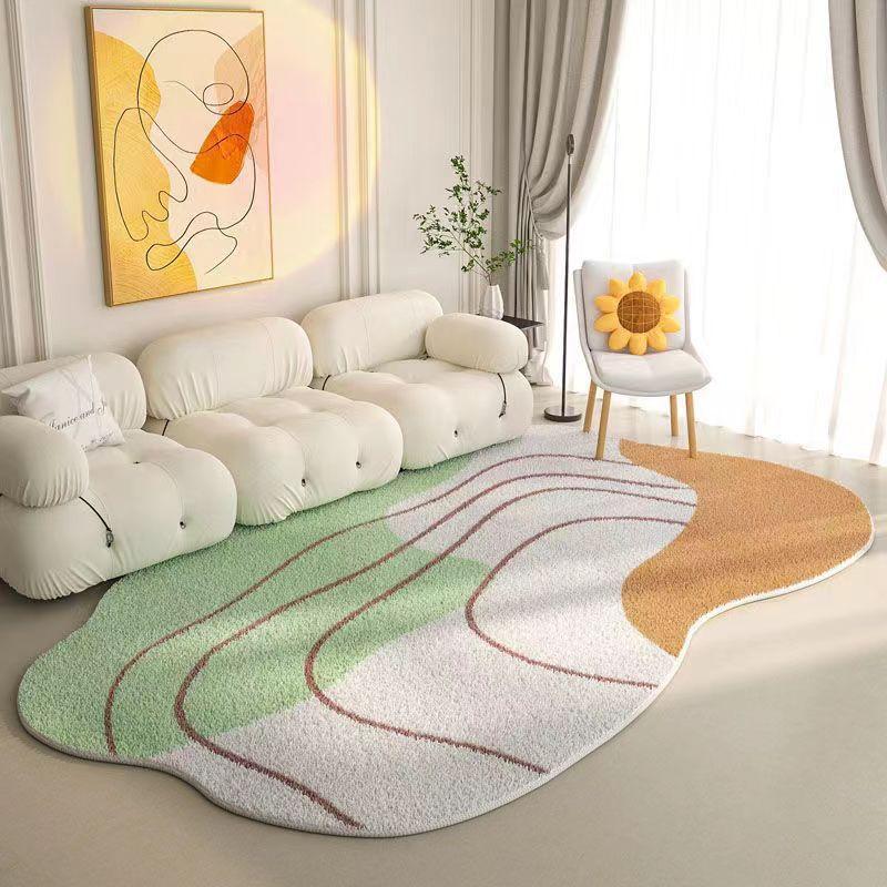 Irregular Carpet Living Room Non Slip Home Bedroom Bedside Carpet