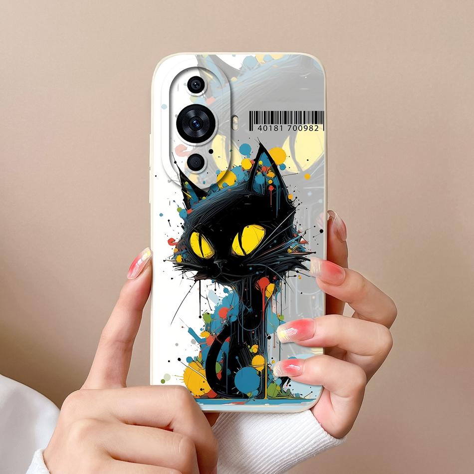 For Huawei Nova 11 Pro Phone Case Cute Design Full Protection Funda For Huawei Nova11 11Pro Soft Liquid Silicone Back Covers
