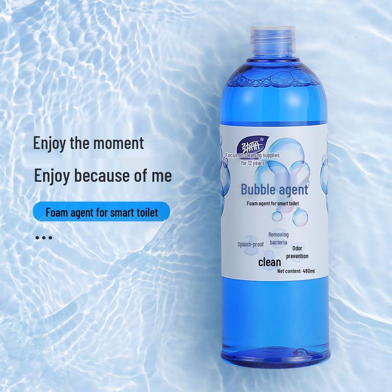 Smart Automatic Toilet Foaming Shield: Anti-Splash Deodorant Refill Liquid