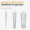 Taper Gauge Feeler 1-15mm Stainless Steel Gap Hole Measuring Tool Thickness Gauge Measuring Probes Aperture Measurement Tool