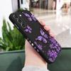 Purple Butterflies Phone Case For Samsung Galaxy A37 A57 Liquid Silicone Cover