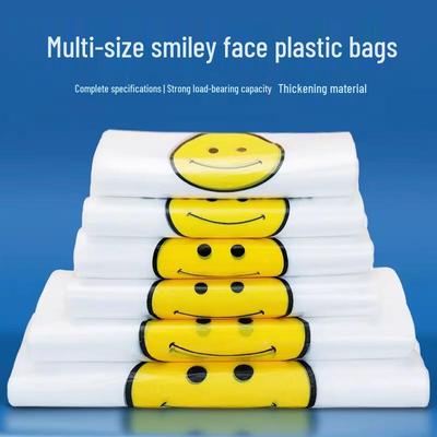 Smiley Face Disposable Plastic Bags