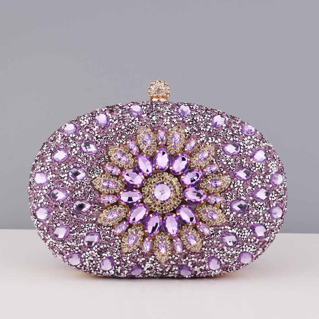 Diamond Women Luxury Clutch Evening Bag Wedding Crystal Ladies Cell Phone Pocket Purse Female Wallet for Party Quality Gift