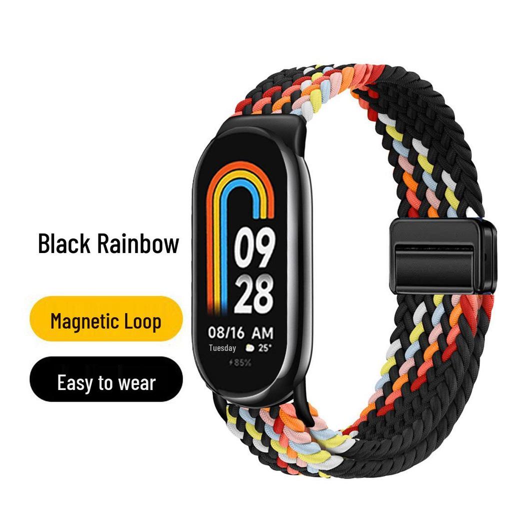 Xiaomi Band 10 Nylon Woven Strap with Built-in Magnetic Buckle, Compatible with Xiaomi 9/8.