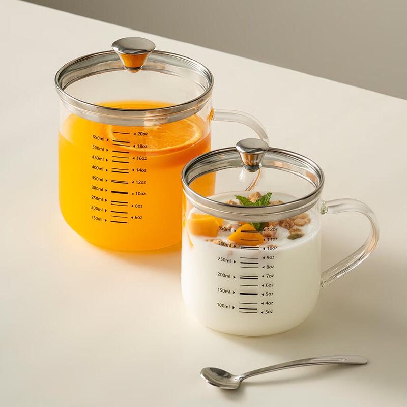 Onlycook High Borosilicate Glass Drinking & Measuring Cup