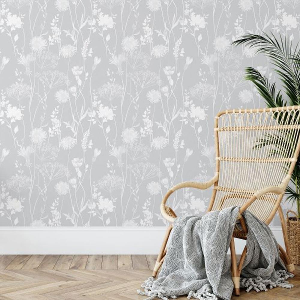Catherine Lansfield Meadowsweet Floral Wallpaper