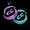 2026 Hot For Volkswagen VW Car LED Luminous Water Cup Holder Mat For Volkswagen VW CC Golf 5 6 7 8 GTI MK6 Passat Jetta Tiguan P