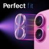 NORTHJO For iPhone 16/16 Plus Camera Lens Protector 3D CD Veins Integrated Clear Camera Lens Film