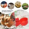6pcs Poultry Water Dispenser Chicken Goose Universal Automatic Drinker Plastic Water Feeder Quail Drinker Farm Yard Accessories