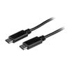 STARTECH.COM USB 2.0 kabelis USB-C uz USB-C - USB C uz C vads - USB Type-C kabelis - M/M - 1 m - Melns