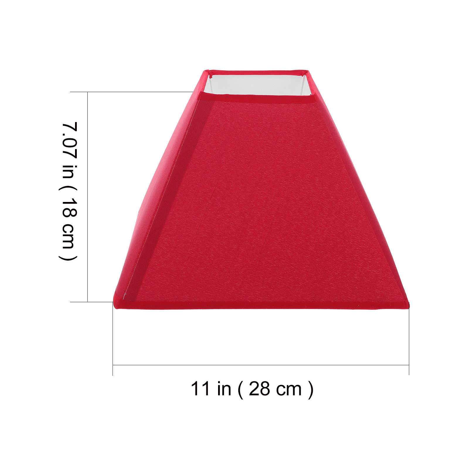

Red Cloth Lampshade Elegant Simple Lamp Cover Soft Diffuse Lighting Warm Romantic Mood Creator for Home Office Bedroom Decor красный