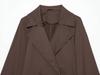 Autumn new European and American style retro fashion waist lace-up short trench coat 1346342