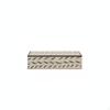 Wooden Storage Box with Hinged Lid WoodGrain Versatile Jewelry Organizer