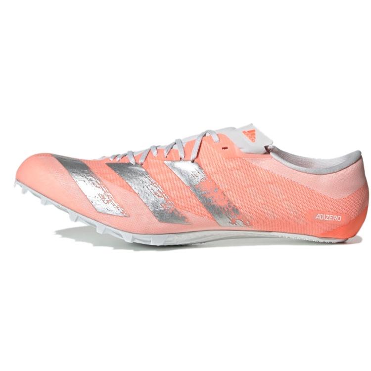 Adidas Adizero Prime Sprint Spikes Low top Running Shoes Men's Pink Silver EE4586
