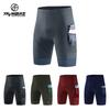 Mens Cycling Shorts With Breathable Quick-Dry Fabric Gel Pad Road Bike Mountain Riding