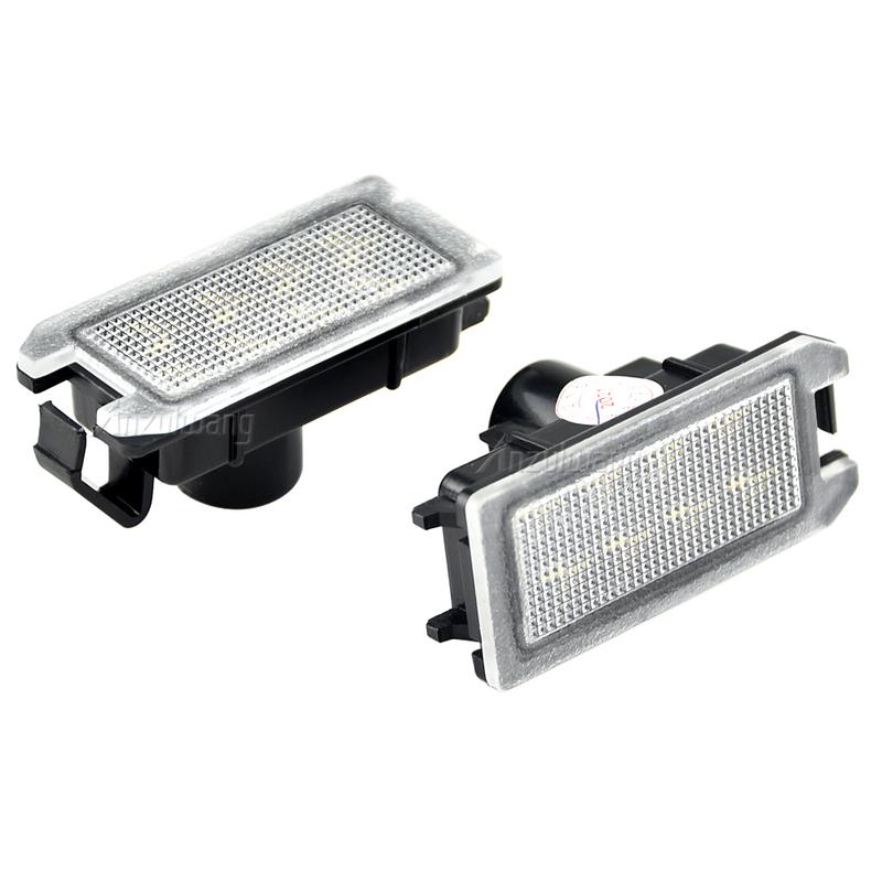 2X Canbus LED License Number Plate Light For 14-20 Jeep Grand Cherokee WK2 14-17 Compass Patriot 2015-2017 Dodge Viper 13-17