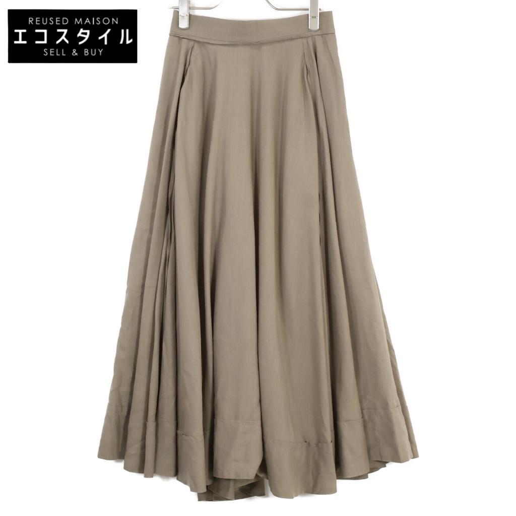 MADISON BLUE MB201-6020 TUCK CIRCULAR SKIRT L/RI LAWN Skirt skirt OO khakiUsed