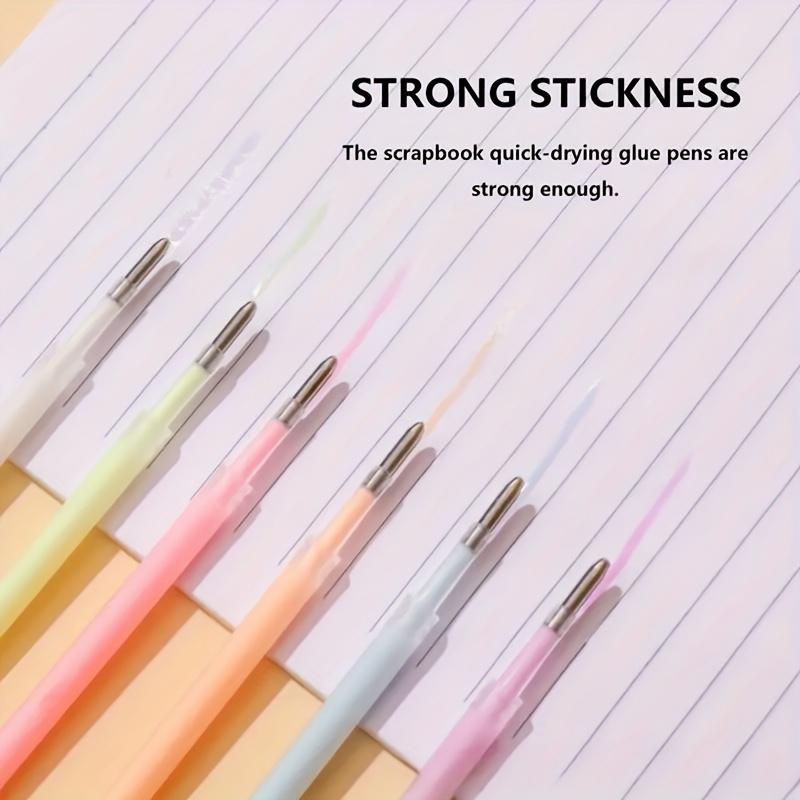 Dot Glue Pen Stick Solid Glue For School Office Supplies Adhesives Glue DIY Hand Work Solid Color Glue Stick DIY Scrapbooking