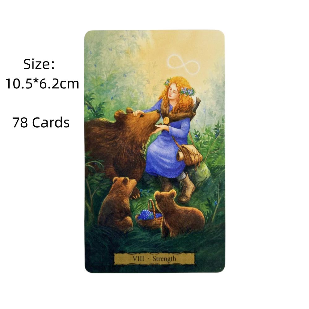 Tarot of The Witch's Garden Cards Game Divination Deck English Versions Edition Oracle Board Playing Table Game For Party