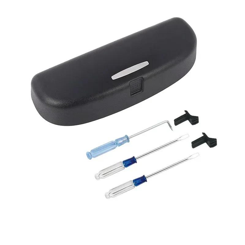 For BMW X5 F15 2013-2018 ABS Black Car Glasses Case Sunglass Holder Box Interior Accessories