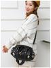 Retro Fashion Multifunctional Handbag with Rivet Decoration, Single Shoulder Diagonal Cross Women's Handbag