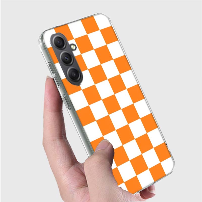 Retro Classic Chess Board Grid Phone Case for Samsung A16 A26 A36 A56 A17 A37 A57 A07 A06 A02S A03 A04S A05S Galaxy Note 20 10 A
