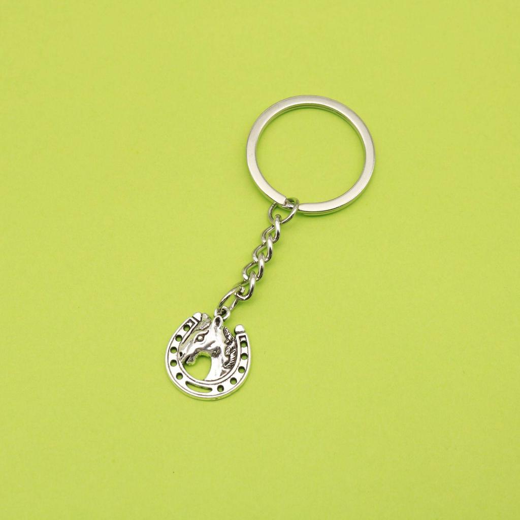 Horseshoe Keychain Pendant - Simple Design
