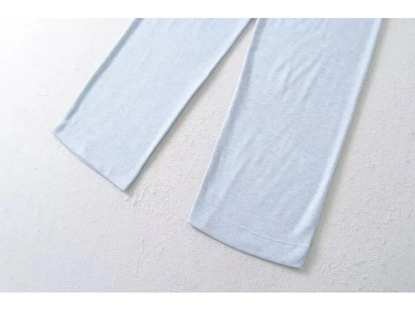 Women's Comfortable Low-Waist Wide-Leg Sweatpants - Spring/Summer Floor-Length Drawstring Slimming Pants