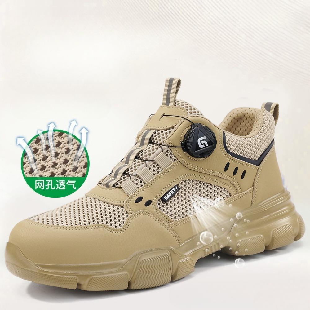 Fashion 2025 Summer New Unisex Safety Shoes Men Work Sneakers Indestructible Safety Boots Women Shoes Men Steel Toe Shoes Sport Style