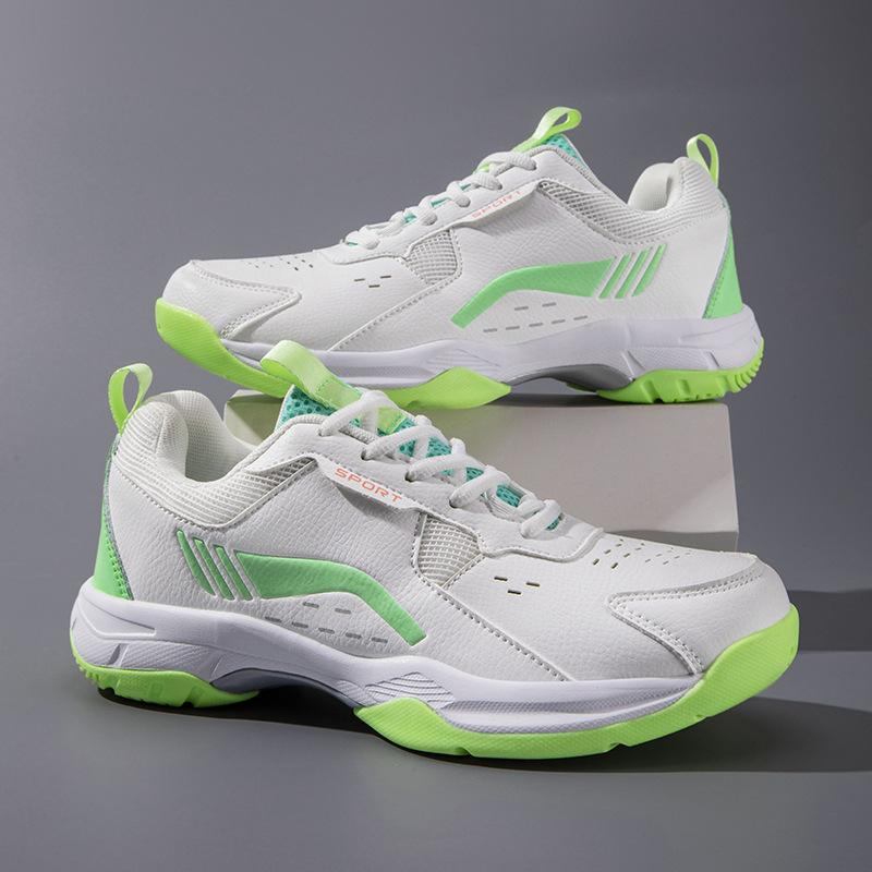 

Профессиональная обувь для бадминтона мужская обувь для тенниса женская обувь для настольного тенниса молодежная нескользящая износостойкая легкая спортивная обувь 44 флуоресцентный зеленый
