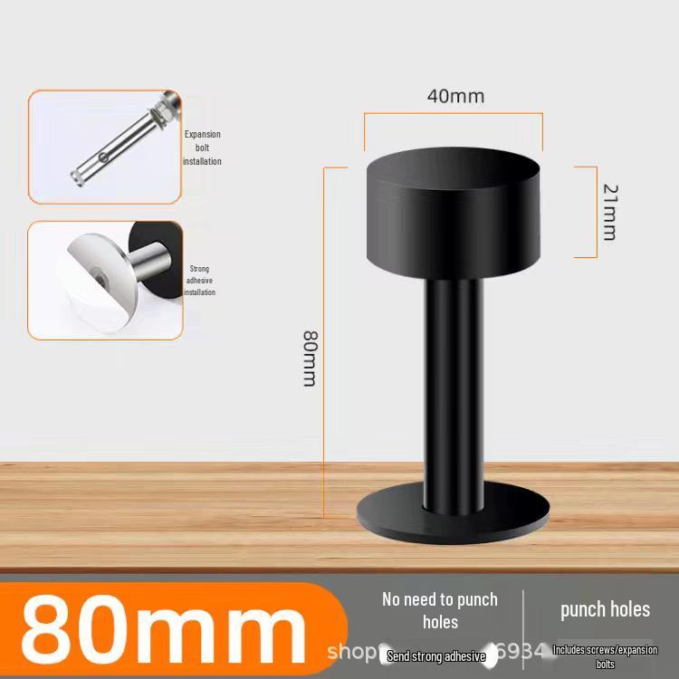 Silent Windproof Door Stopper and Holder - Anti-Theft and Anti-Collision Design