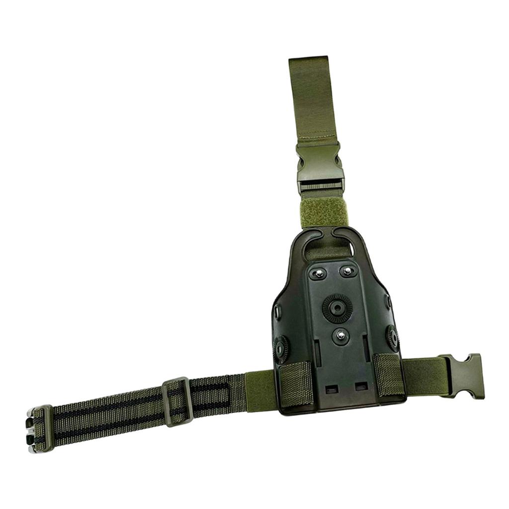 Drop Leg Panel Single Strap Leg Shroud Durable Nylon Plastic Adjustable MOLLE Platform for Hiking Camping