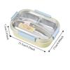 Microwave Safe Cute Lunch Container Food Grade Partitioned  Lunch Plate  Refrigeration Storage