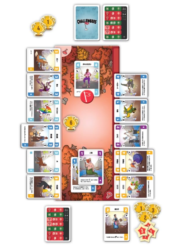 Hobby Japan Challengers! Japanese Edition (1-8 Players, 45 Minutes, Ages 8+) Board Game