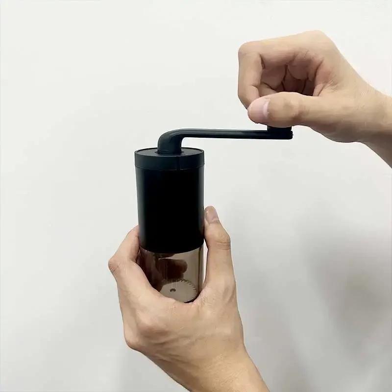 New Hand Cranked Coffee Grinding Device Portable lightweight Handheld Bean Mill for Home & Travel Manual Coffee Grinder 118
