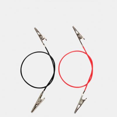 2 Stück Testkabel Interessant Weit verbreitet Kupfer Beidseitig Krokodilklemme Leiter für Studenten