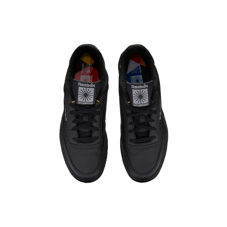 Eames Office x Reebok Club C 85 Paquete Monocromático - Zapatillas Unisex Negras Core-Black Cold-Grey-2 GY1067