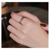 Adjustable Open Ring Men Women Sterling Geometric Vintage Style Band Finger