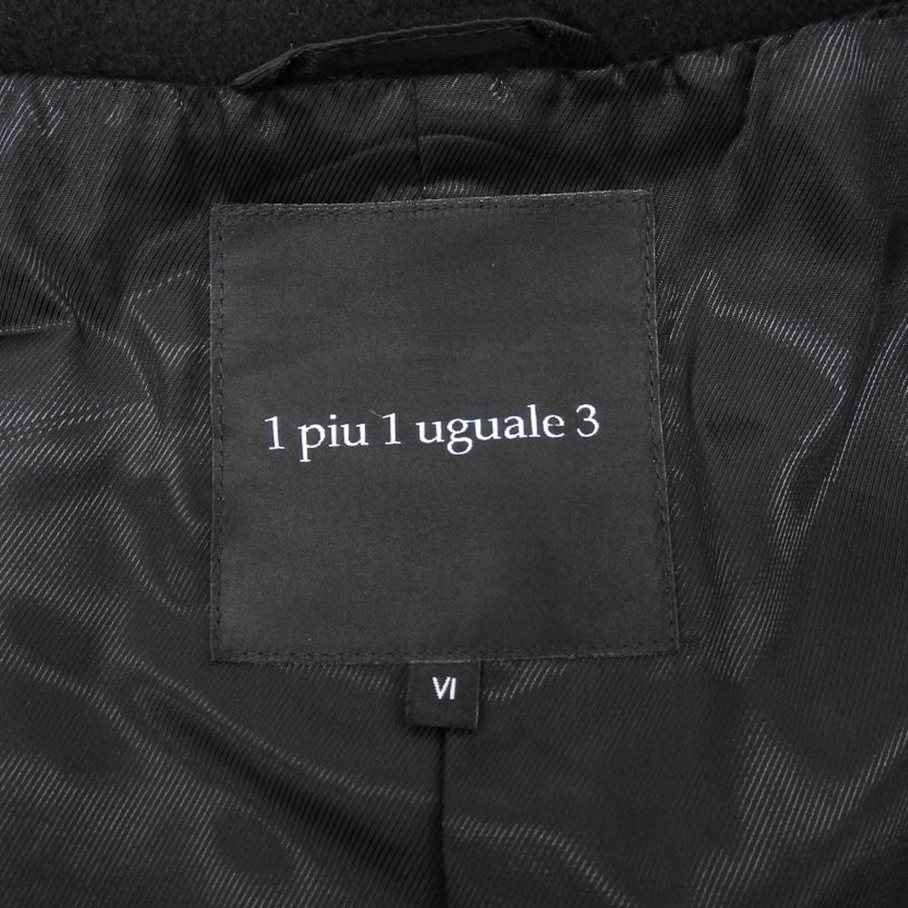 1piu1uguale3 Excellent Condition P COAT Men's Black VI MRC149 Coat VI blackUsed