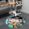 Mr. Bean, Chair mat Round Rug Office carpet,Non slip, Suitable for Living Rooms, Bedrooms Decor1205053a