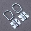 HORIALENCE 4pcs Truck Heavy Duty Tie Down Ring Car Ring Down Hook Training